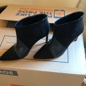 ZARA BLACK ANKLE BOOTS SIZE 38